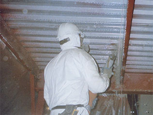 HiBAR is a ULC listed, spray applied semi cementitious mineral fibre insulation, for fire rating structural steel. 